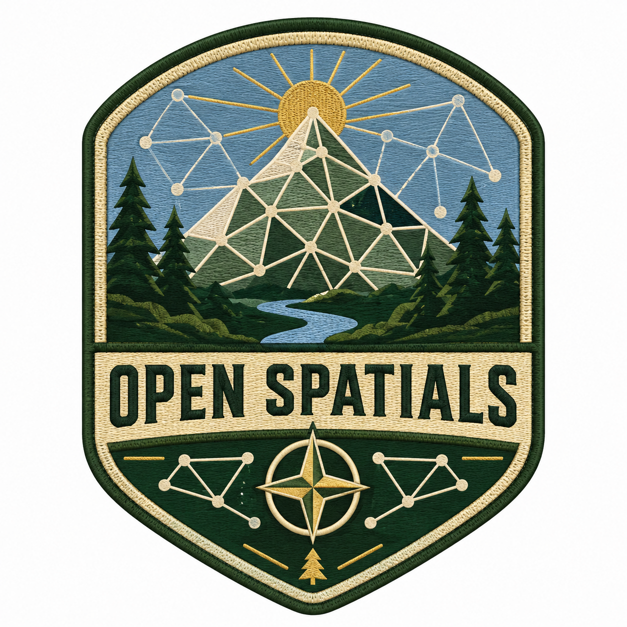 Embroidered adventures in spatial design